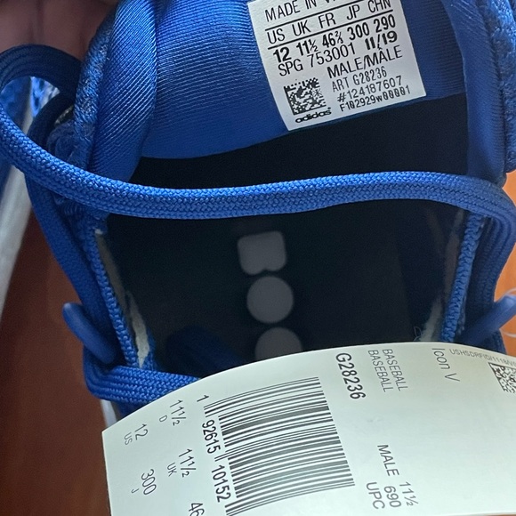 Adidas Icon V Baseball Metal Cleats w/ Boost - Picture 8 of 15